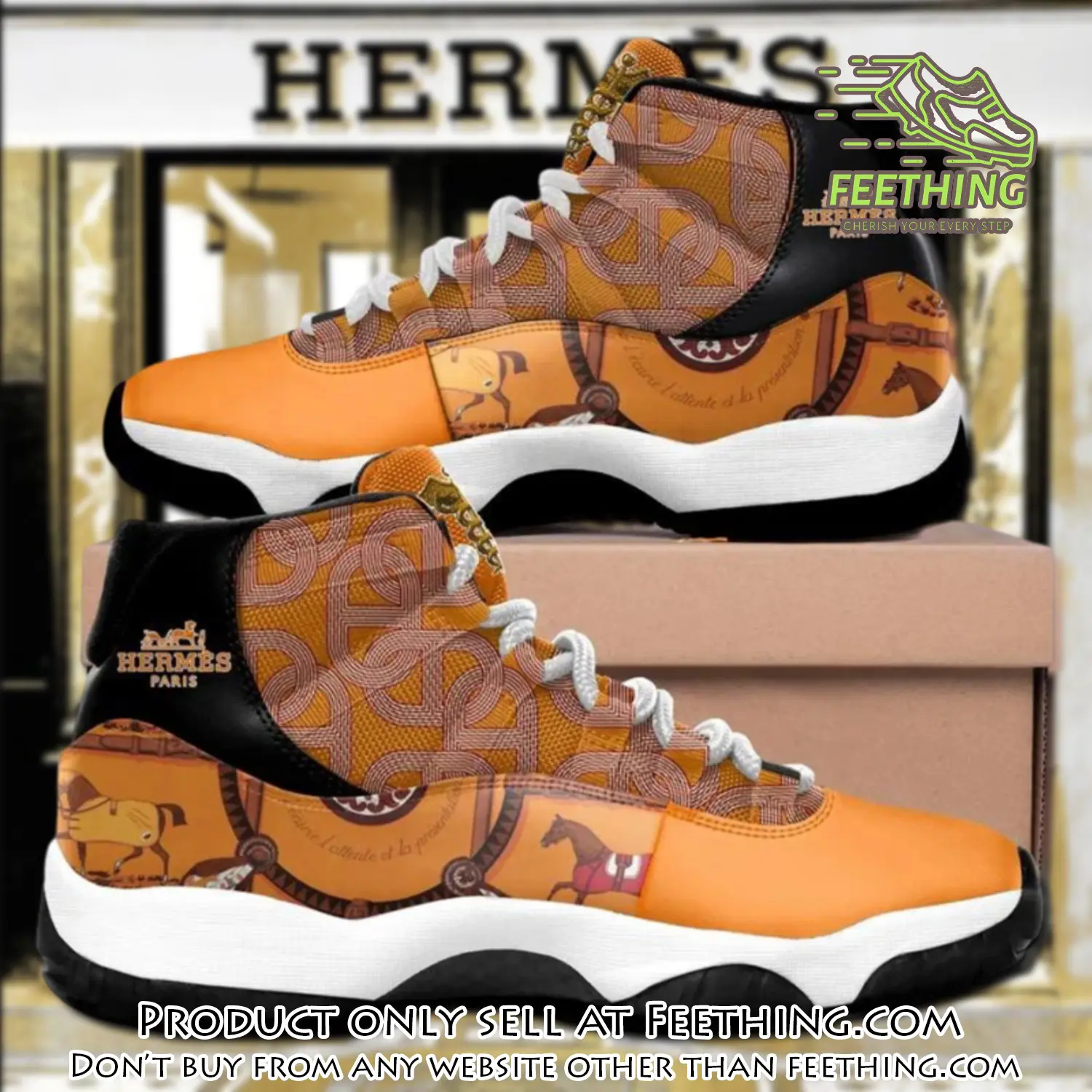 Luxury hermes air jordan 11 sneakers shoes hot  gifts for men women ft3004197